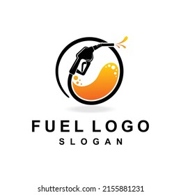 gas station icon with fuel concept