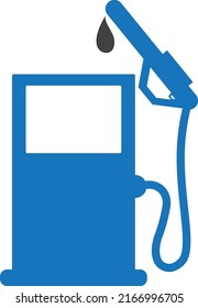 Icono de estación de gas, vector de icono de la estación de combustible
