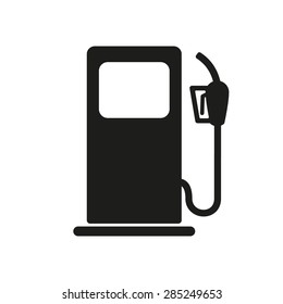 The gas station icon. Gasoline and diesel fuel symbol. Flat Vector illustration