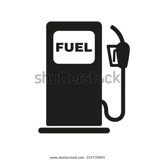 The gas station icon. Gasoline and diesel\
fuel symbol. Flat Vector\
illustration