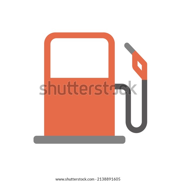 Gas station\
icon. Gasoline refueling.\
Vector.