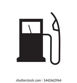 gas station icon illustration template