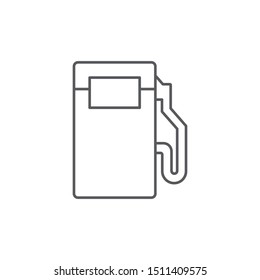 Gas station icon isolated on white background. Petrol pump symbol modern, simple, vector, icon for website design, mobile app, ui. Vector Illustration