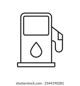 Gas station icon. isolated vector icon.