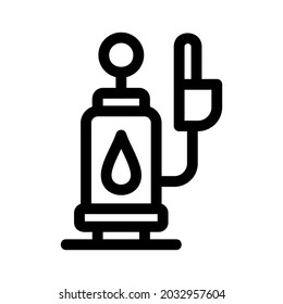 gas station icon or logo isolated sign symbol vector illustration - high quality black style vector icons
