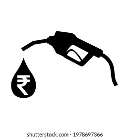 Gas station icon, nozzle isolated logo vector, pump gasoline design, oil power energy symbol .