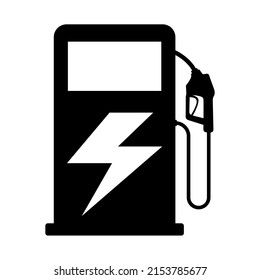 Gas station icon, nozzle isolated logo vector, pump gasoline design, oil power energy symbol .