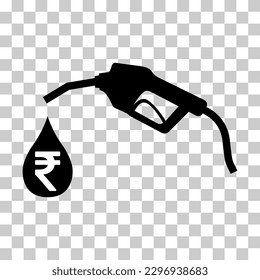 Gas station icon, nozzle isolated logo vector, pump gasoline design, oil power energy symbol .