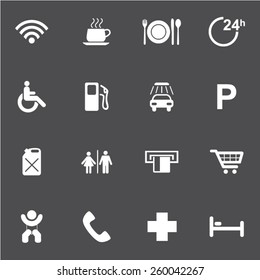 Gas Station icon Set