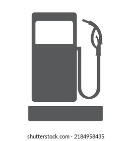 Gas station icon in simple design. Vector illustration EPS 10.