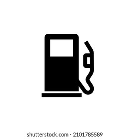 Gas station icon. Symbol of refueling the car with gasoline. Sign for a car. Isolated vector illustration on white background.