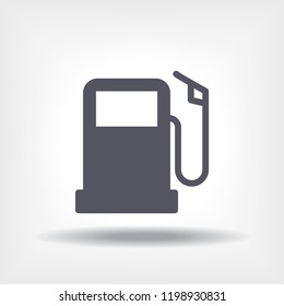 gas station icon vector