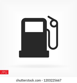 gas station icon vector