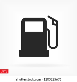 gas station icon vector