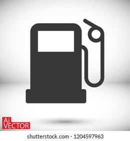 gas station icon vector