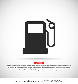 gas station icon vector