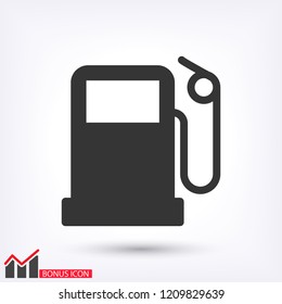 gas station icon vector