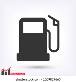 gas station icon vector
