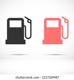 gas station icon vector