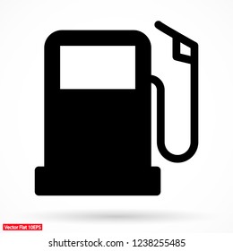 gas station icon vector