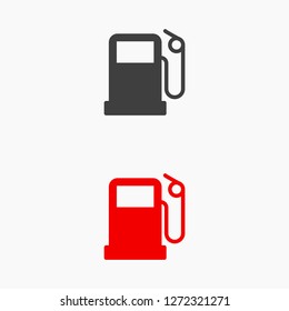 gas station icon vector