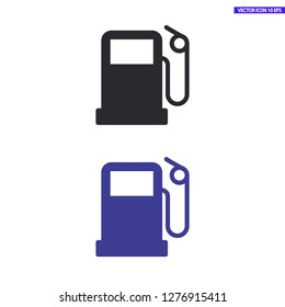 gas station icon vector