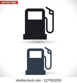 gas station icon vector