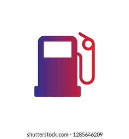 gas station icon vector