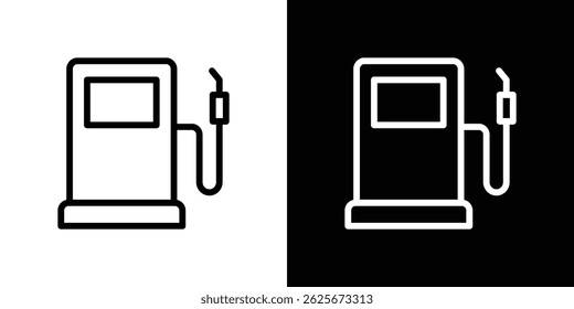 Gas station icon vector collection. vector sign illustration