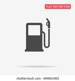 Gas station icon. Vector concept illustration for design.