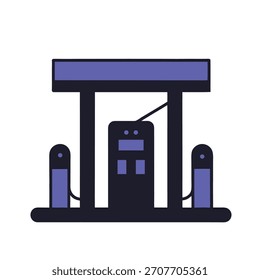 Gas station icon vector design.