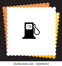 Gas station  icon. Vector design.