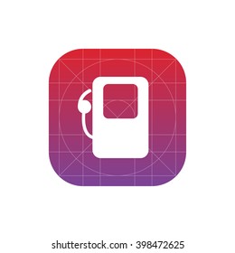 gas station icon. vector eps10 icon
