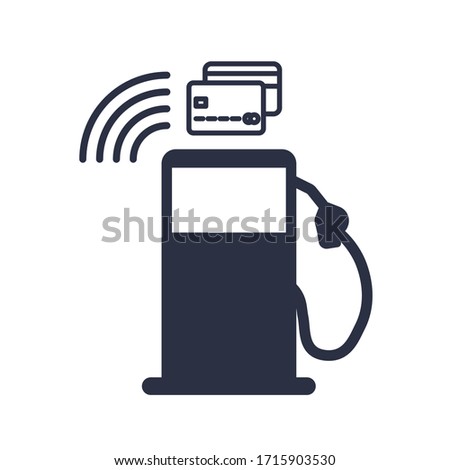 Gas station icon vector. EPS-10