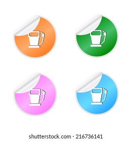 Gas station icon. Vector illustration