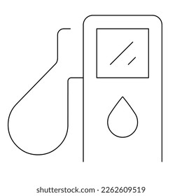 gas station icon vector illustration
