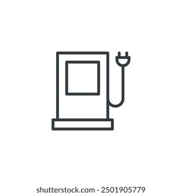 Icono de gasolinera, Ilustración vectorial