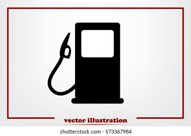 gas station icon vector illustration EPS 10