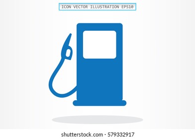 gas station icon vector illustration.