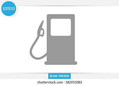 gas station icon vector illustration.