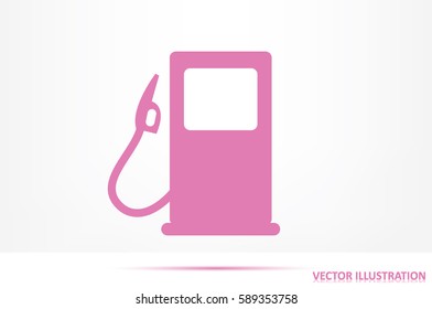 gas station icon vector illustration EPS 10