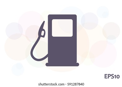 gas station icon vector illustration EPS 10