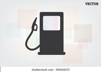 gas station icon vector illustration EPS 10