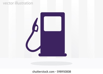 gas station icon vector illustration EPS 10