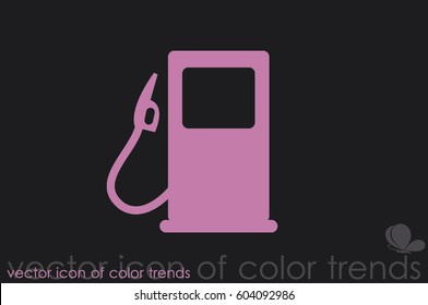 gas station icon vector illustration.