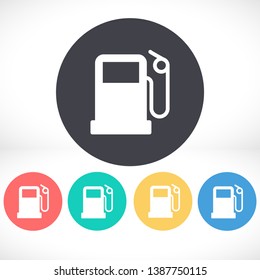 gas station icon vector. lorem ipsum Flat Design JPG