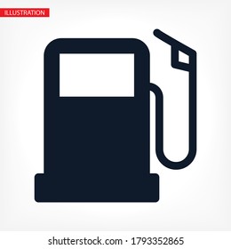 gas station icon vector. lorem ipsum Flat Design JPG