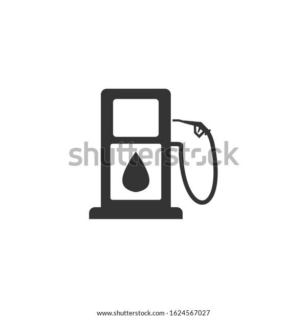 gas station Icon vector sign isolated for\
graphic and web design. gas station symbol template color editable\
on white background.