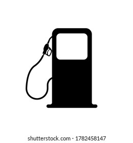 Diseño simple del vector de icono de la estación de gas
