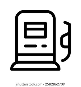 Gas Station Icon Vector Symbol Design Illustration